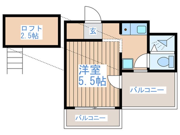 クレ－プ・マ－トルの物件間取画像